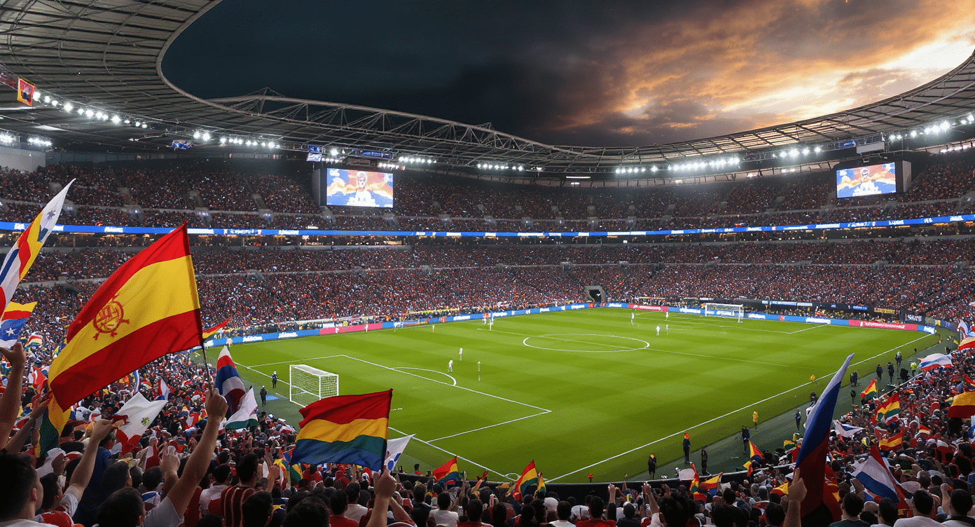Équipes de football en action lors du Mondial 2026