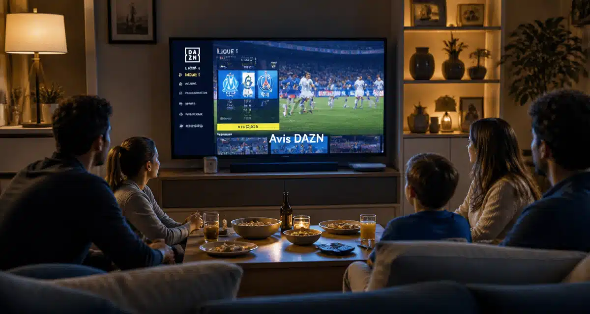 dazn avis famille regardant ligue 1