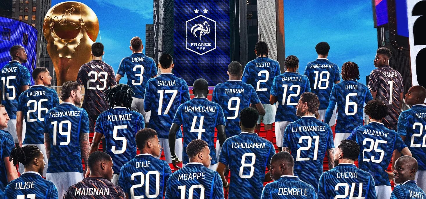 maillot france coupe du monde 2026