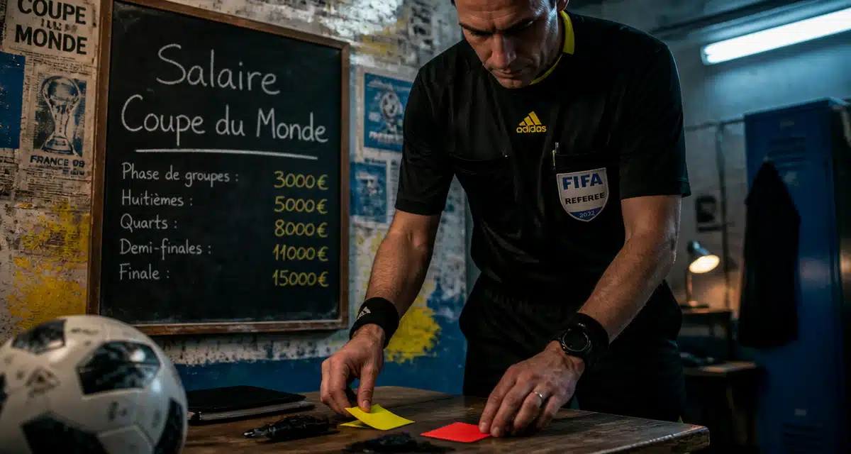 salaire arbitre coupe du monde arbitre prépare