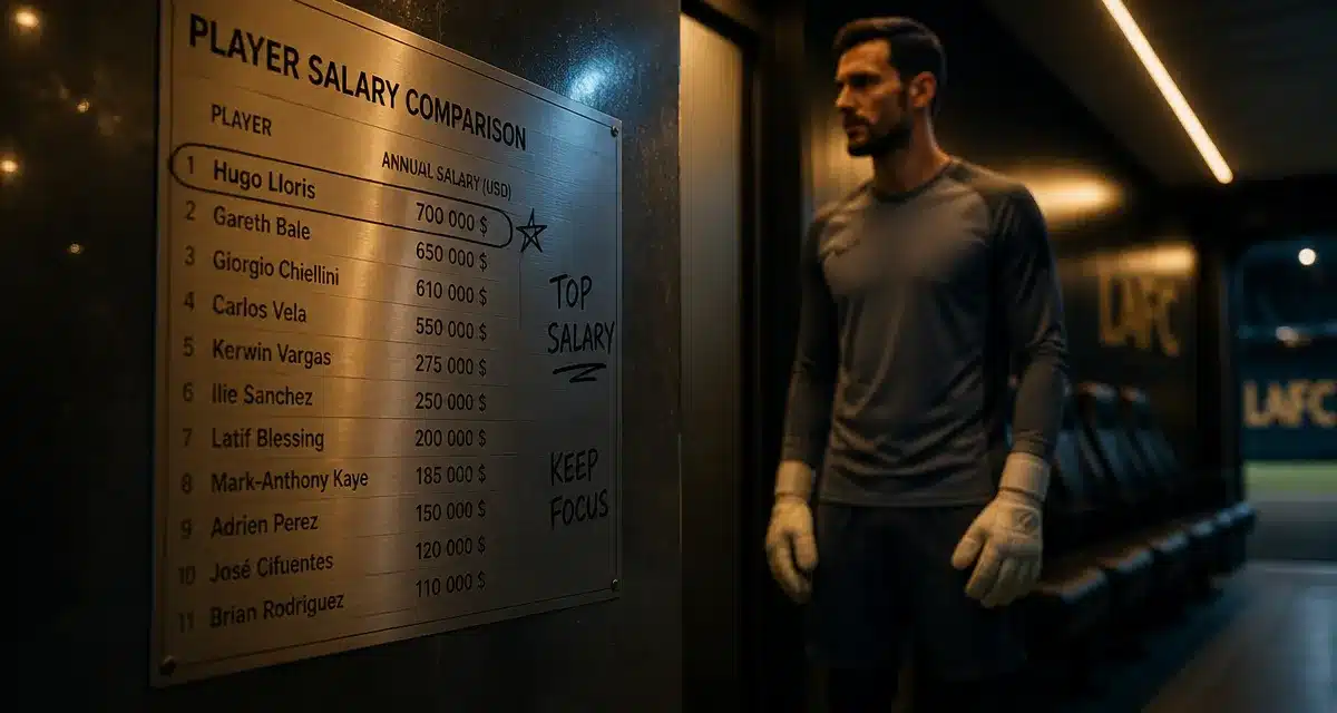 Salaire Hugo Lloris au LAFC : 700 000 $