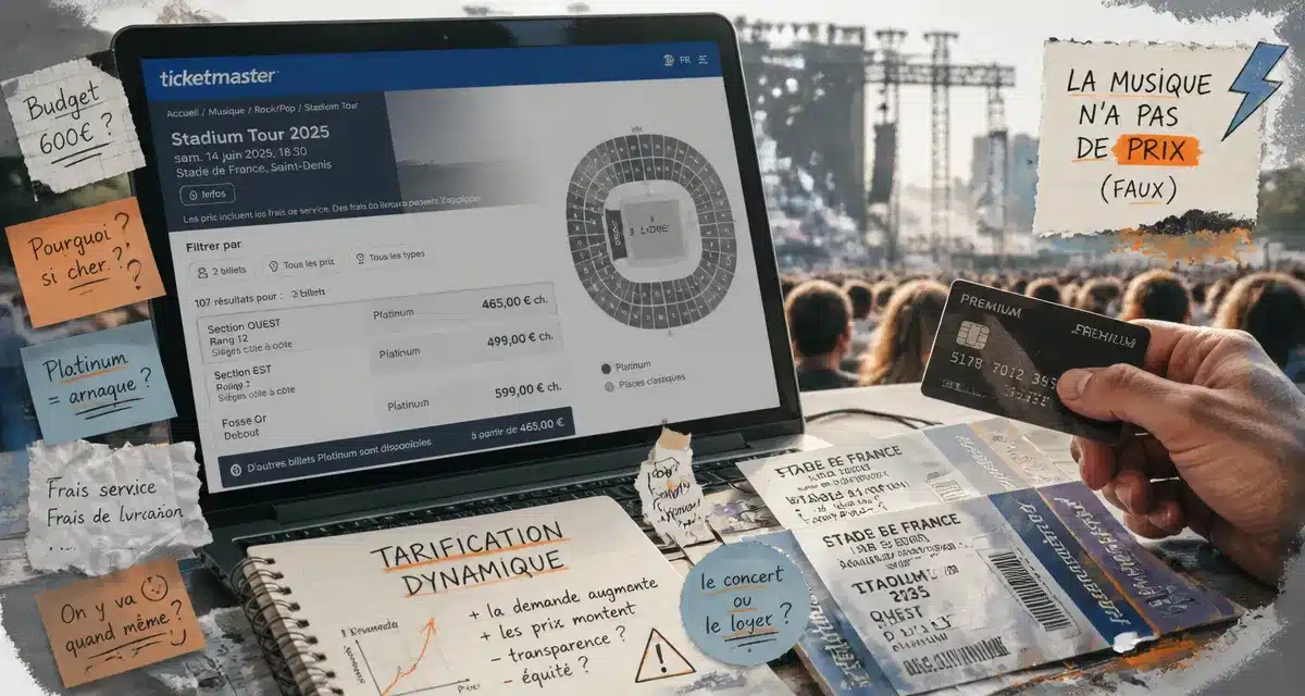 ticketmaster platinum c'est quoi page billetterie dynamique