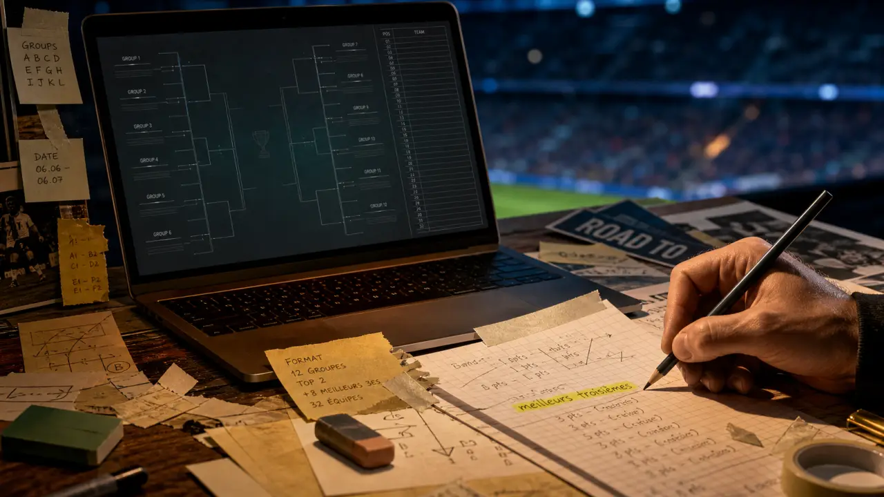 Simulation coupe du monde 2026 : 12 groupes et meilleurs troisièmes