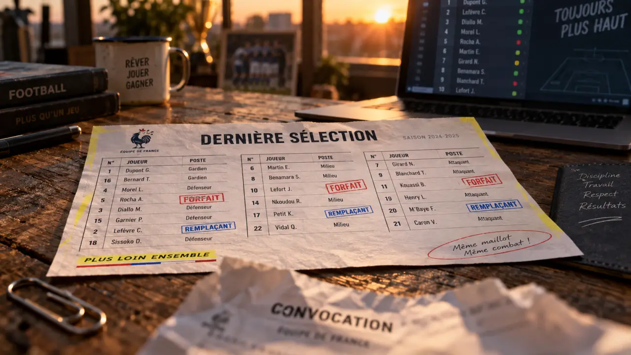 Joueur equipe de france : dernière liste FFF et effectif