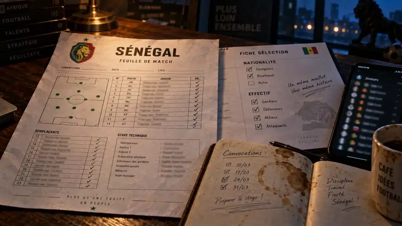 Joueur senegalais : feuille de match et effectif du Sénégal, repères 2002
