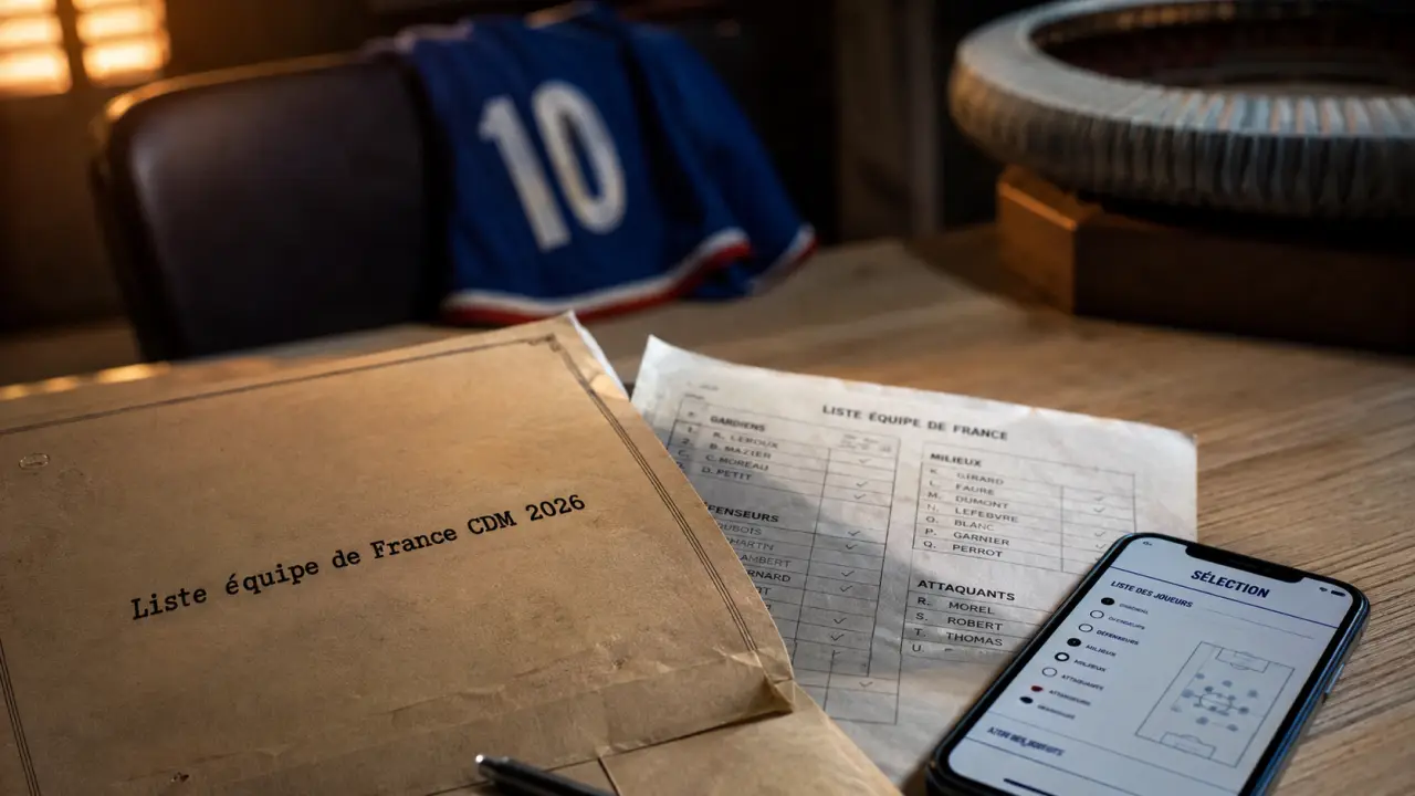 Liste equipe de france cdm 2026, effectif à vérifier sur document officiel
