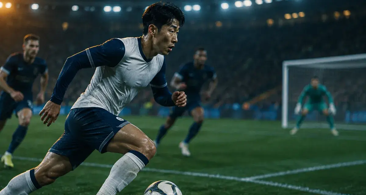 Heung-min Son parcours style de jeu : ailier accélération près des demi-espaces
